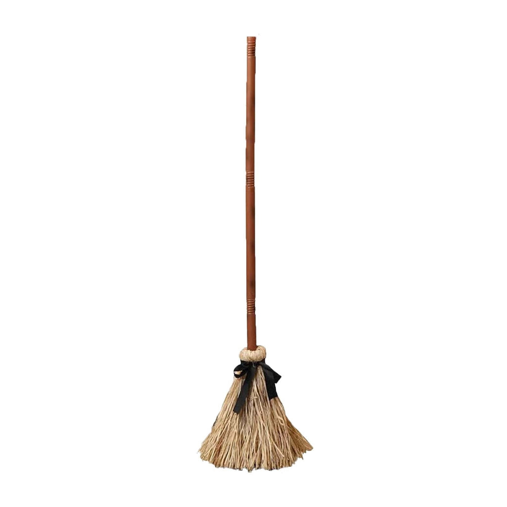 Halloween Magics Broom, 38" Animated Floating Witch Broom Moves for Haunted Party Decorations, Battery Powered Moving Prop for Indoor Haunted House Scary Display