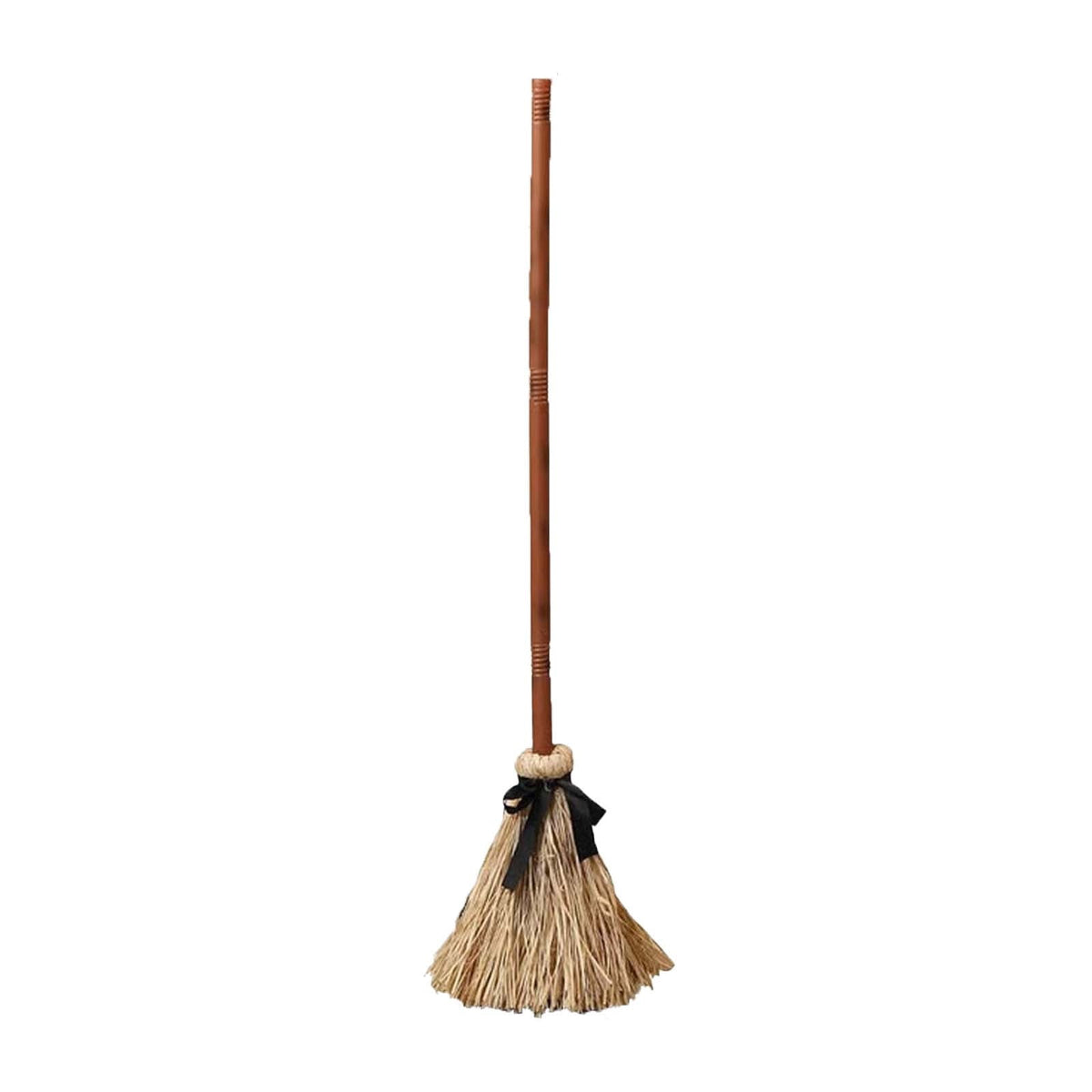 Halloween Magics Broom, 38" Animated Floating Witch Broom Moves for Haunted Party Decorations, Battery Powered Moving Prop for Indoor Haunted House Scary Display