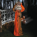 ATC 5 Ft. 10" Animated Standing Pop-Up Pumpkin Man Halloween Decoration